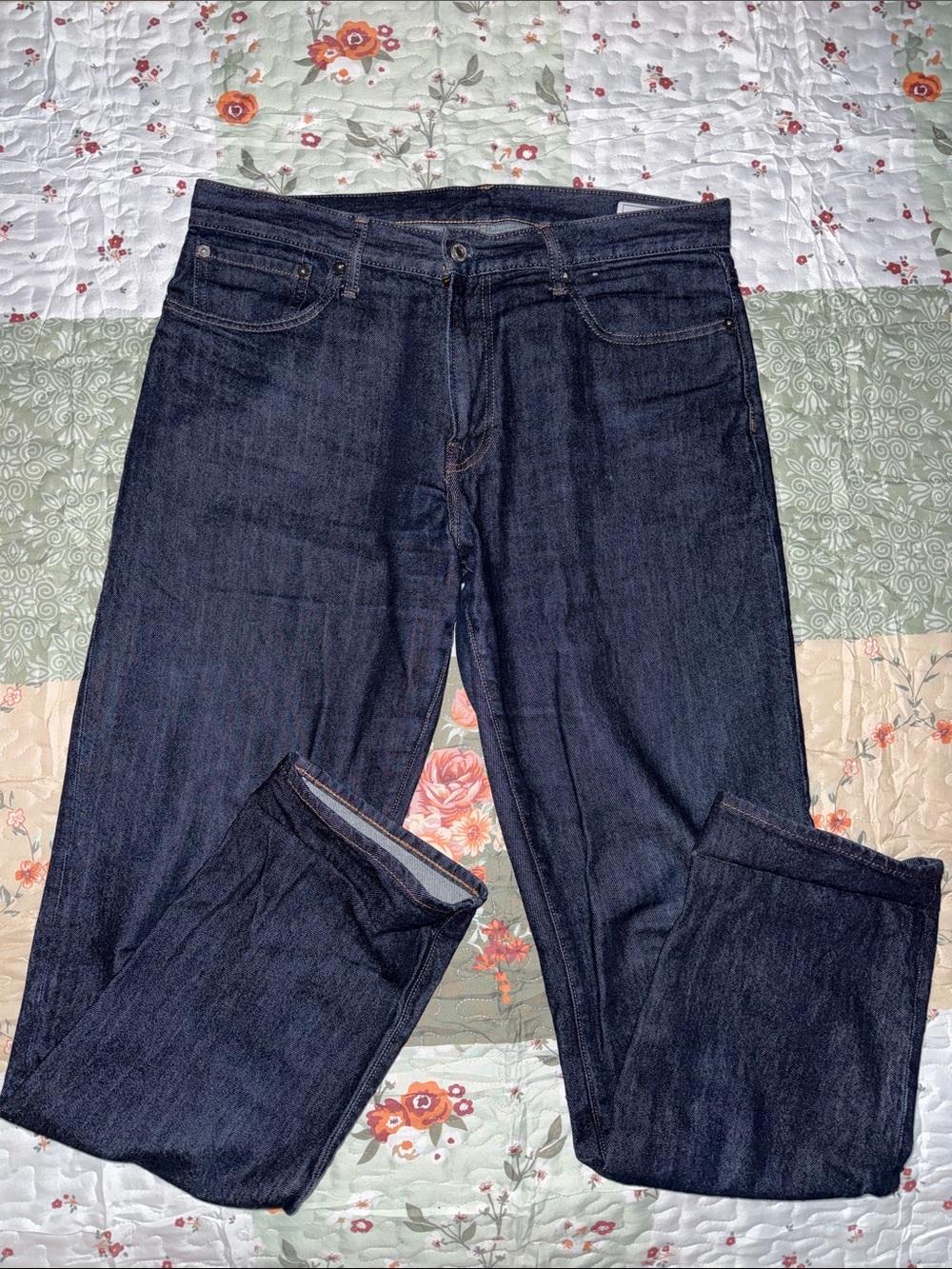 GAP Men's Dark Indigo Relaxed Jeans